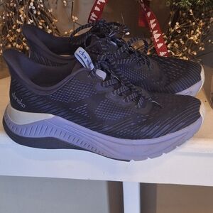 Dansko Peony Navy Mesh Athletic Walking Shoes With Light Blue Sole 38 (7.5)